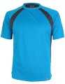 Heren Sportshirt CONA SPORTS Pace Tech Tee Azure Blue-Anthracite